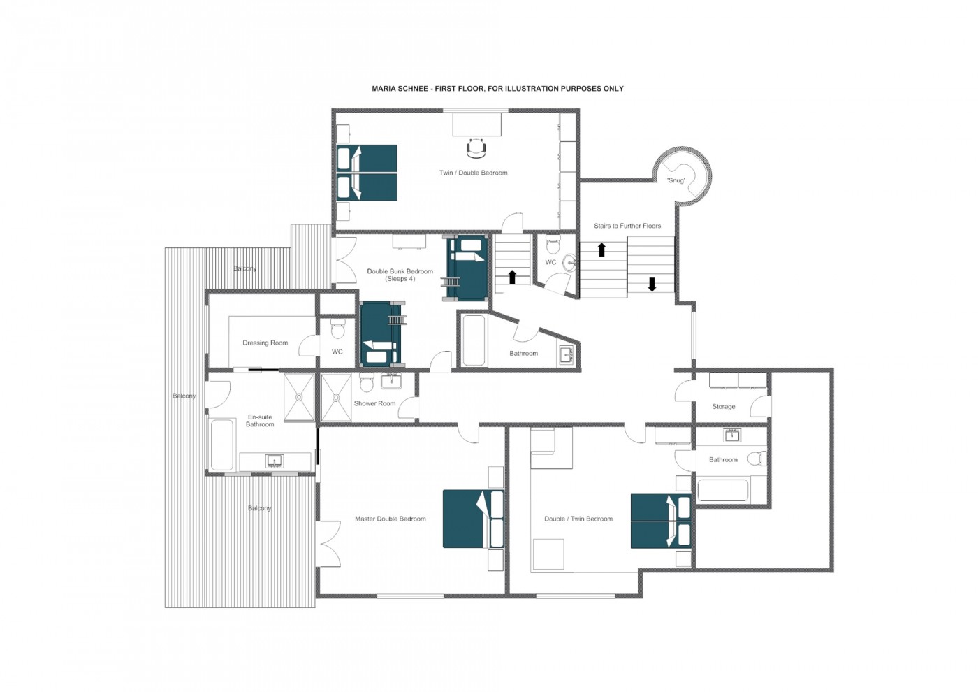 Chalet Maria Schnee St Anton Floor Plan 1